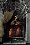 BOTTICELLI, Sandro St Augustine in His Cell oil painting on canvas